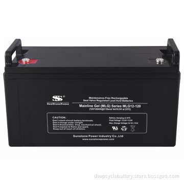 Lead Acid Deep Cycle Solar Battery 12V 120ah